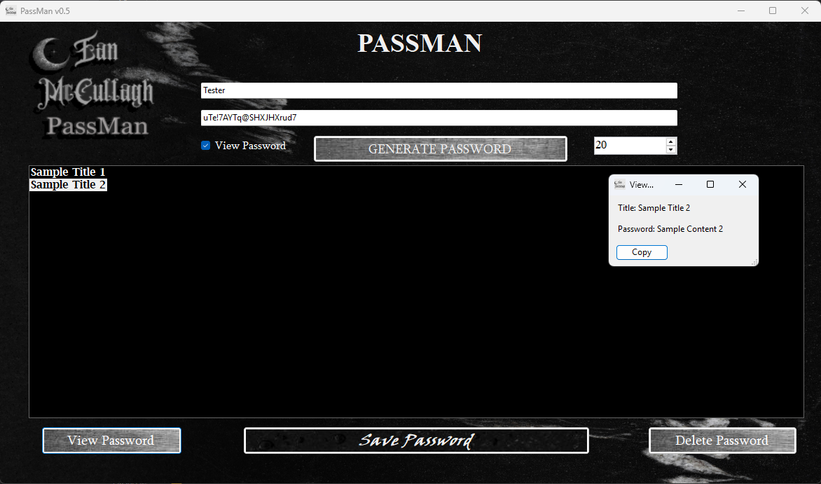 PassMan Password Manager